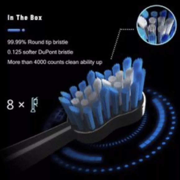 Souwing Electric Toothbrush with Smart Timer Dupont Bristle Waterproof NEW - Picture 10 of 12